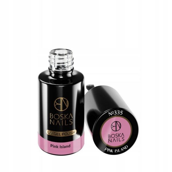 LAKIER HYBRYDOWY PINK ISLAND RÓŻOWY BOSKA NAILS UV/LED 6 ML 335 - obrazek 2
