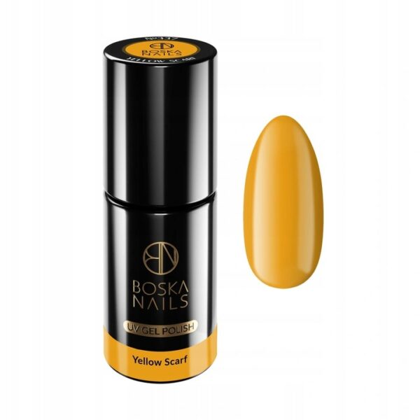LAKIER HYBRYDOWY ŻÓŁTY Yellow Scarf BOSKA NAILS UV/LED 6 ML 337 - obrazek 2