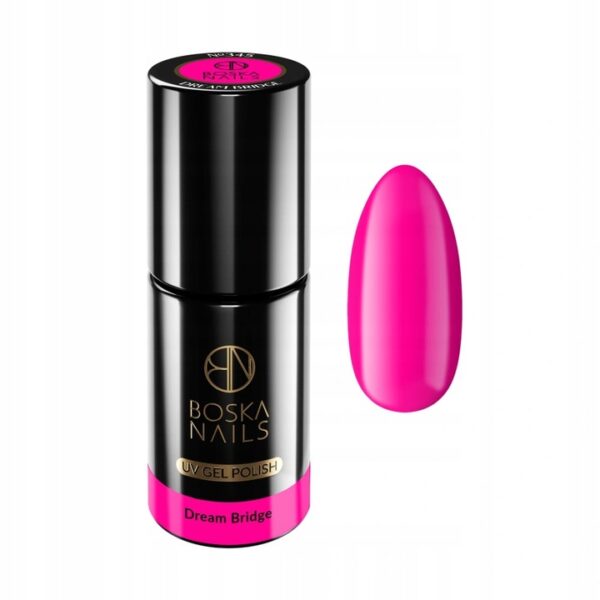 Lakier hybrydowy Mocny Różowy Dream Bridge 6ml Boska Nails UV LED 345 - obrazek 2
