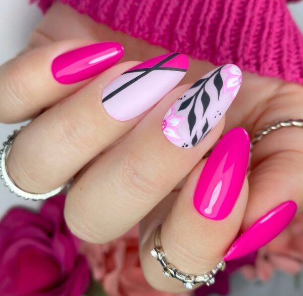 LAKIER HYBRYDOWY RÓŻOWY KOLOROWY MIX Funny Gum 6ml  BOSKA NAILS UV LED 347 - obrazek 4