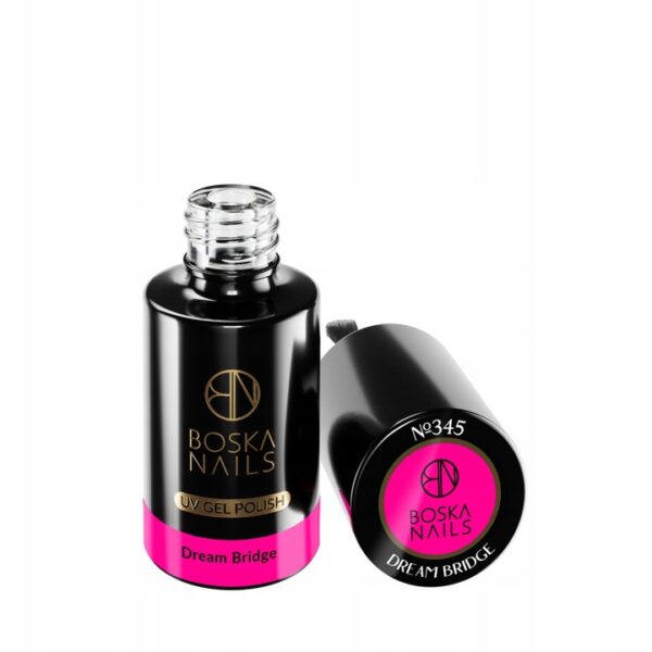 Lakier hybrydowy Mocny Różowy Dream Bridge 6ml Boska Nails UV LED 345 - obrazek 4