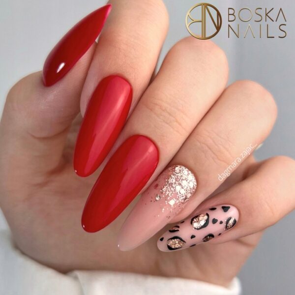 LAKIER HYBRYDOWY UV/LED CZERWONY 6ML BOSKA NAILS Red Ferrari 326 - obrazek 5